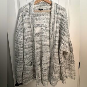Torrid Cozy Knit Gray Cardigan